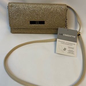 Liz Claiborne Phone Charging Crossbody Clutch